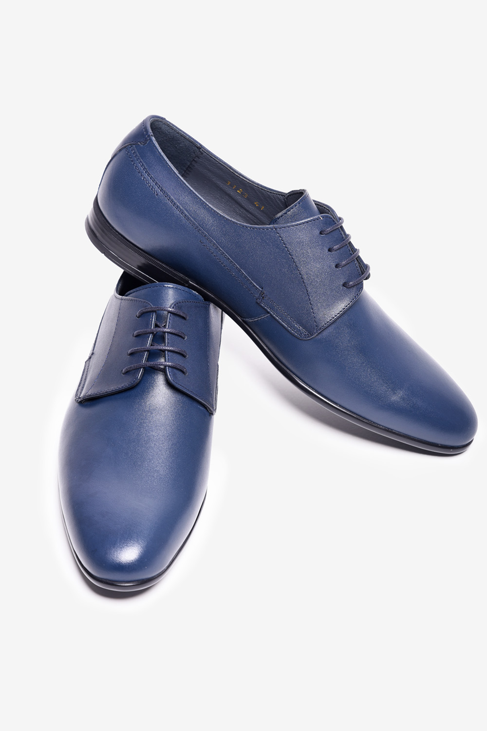 Manzetti kék bőr cipő 3123-30